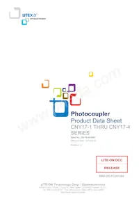 CNY17-2S-TA1 Datenblatt Cover