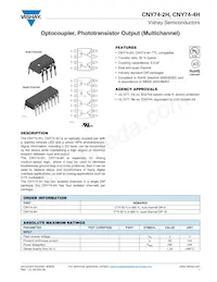 CNY74-4H Datasheet Cover