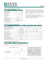 CPC1303GR Datenblatt Seite 2
