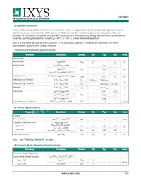 CPC5001GS Datasheet Page 4