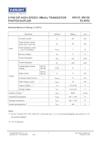 EL4502S(TB)-V Datasheet Pagina 2