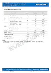 EL814S(TB)-V Datasheet Pagina 2