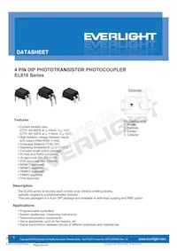 EL816(S)(Y)(TB)-V Datasheet Cover