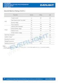 EL851(S1)(TU) Datasheet Page 2