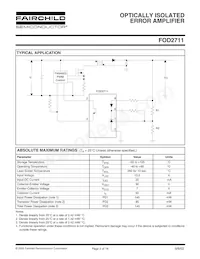 FOD2711SD Datasheet Pagina 2