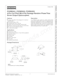 FODM3053 Datasheet Cover