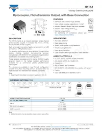 H11A1-X009 Datasheet Cover