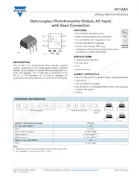 H11AA1-X009T Datasheet Cover