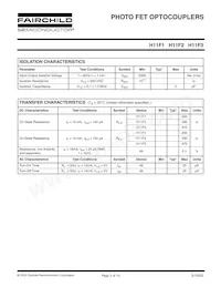 H11F3W Datasheet Page 3