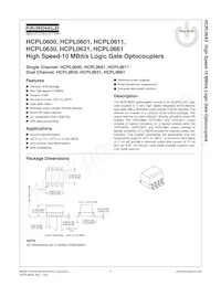 HCPL0661數據表 封面