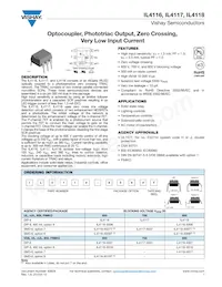 IL4118-X017T Datasheet Cover