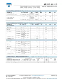 ILQ1615-4 Datasheet Page 3