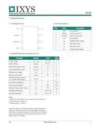 IX3180GSTR Datasheet Page 3