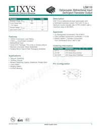 LDA110S Datasheet Cover