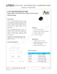 LTV-207 Datasheet Copertura