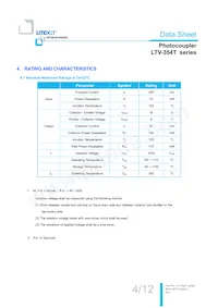 LTV-354T Datasheet Page 5
