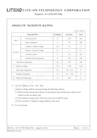 LTV-354T-D Datasheet Page 4