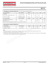 MCT4 Datasheet Page 3