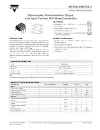 MCT5210-X007T Datasheet Cover