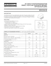 MOC256R2VM Datasheet Cover