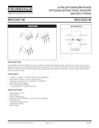 MOC3052TM Datasheet Copertura