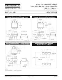 MOC3052TM Datasheet Pagina 8