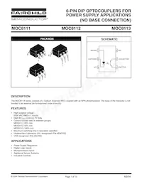 MOC8113W Datasheet Cover