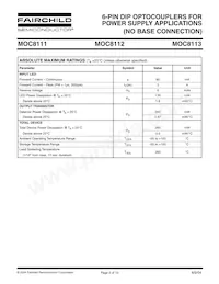 MOC8113W Datenblatt Seite 2