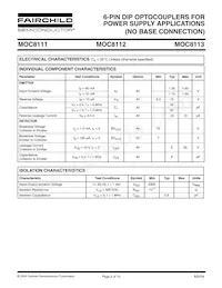 MOC8113W數據表 頁面 3