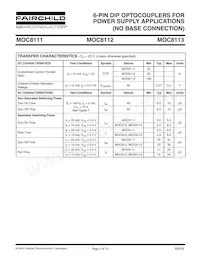 MOC8113W數據表 頁面 4