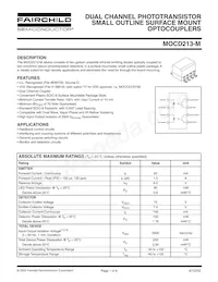 MOCD213R1VM Datasheet Cover