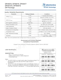 OPIA1210ATRE Datasheet Page 16