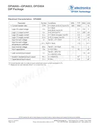 OPIA803DTU Datasheet Page 4
