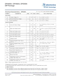 OPIA803DTU Datasheet Page 14