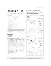 PC123Y22FZ0F Datenblatt Cover