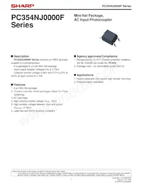 PC354NTJ000F Datasheet Cover