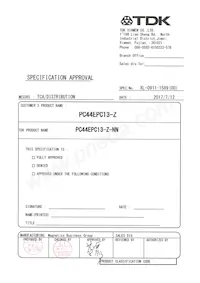 PC44EPC13-Z Datenblatt Cover