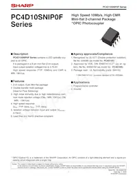 PC4D10SNIP0F Datasheet Cover