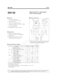 PC6N138X Datasheet Cover