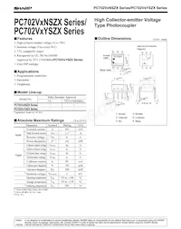 PC702V0YSZX Datenblatt Cover