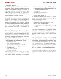 PC715V0NSZXF Datasheet Page 13