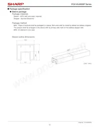 PC814XP1J00F Datasheet Pagina 12