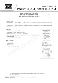 PS2501L-2-E4-A Datasheet Copertura