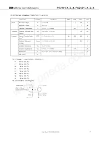 PS2501L-2-E4-A Datasheet Page 7
