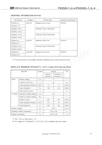 PS2502L-2-E3-A Datasheet Page 5