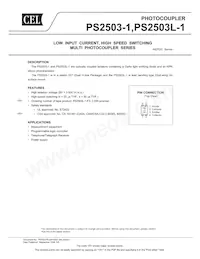 PS2503L-1-F3-A Datasheet Cover