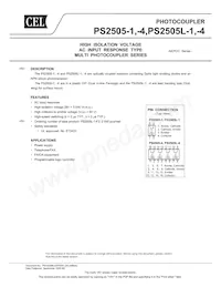 PS2505L-4-E3-A Datasheet Cover