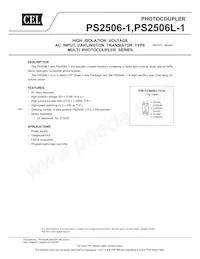 PS2506L-4-A Datasheet Copertura
