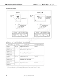 PS2521L-2-E3-A Datasheet Page 4