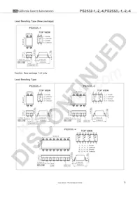 PS2532L-1-V-E3-A Datasheet Pagina 3